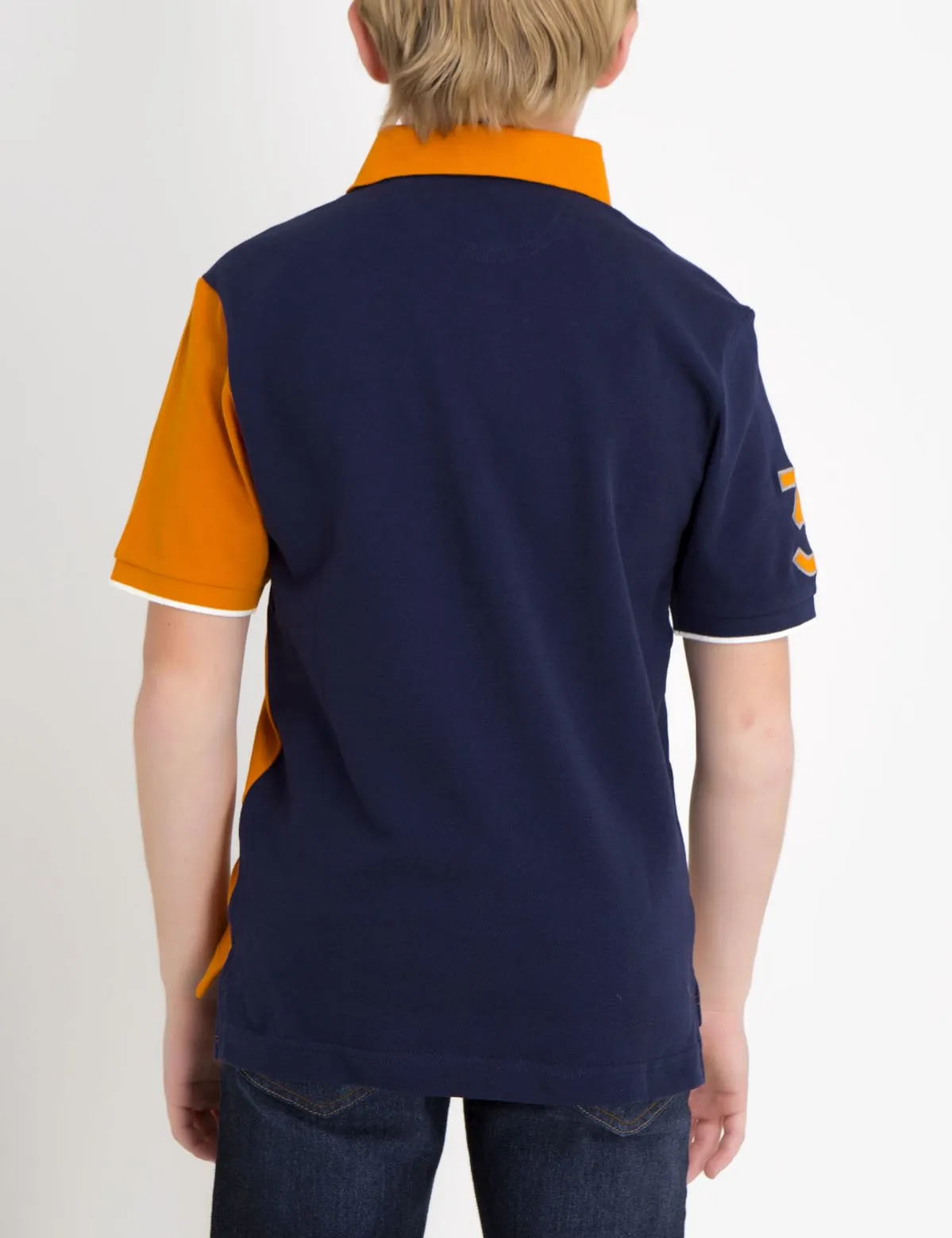 BOYS COLORBLOCK POLO