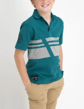 BOYS COLORBLOCK POLO