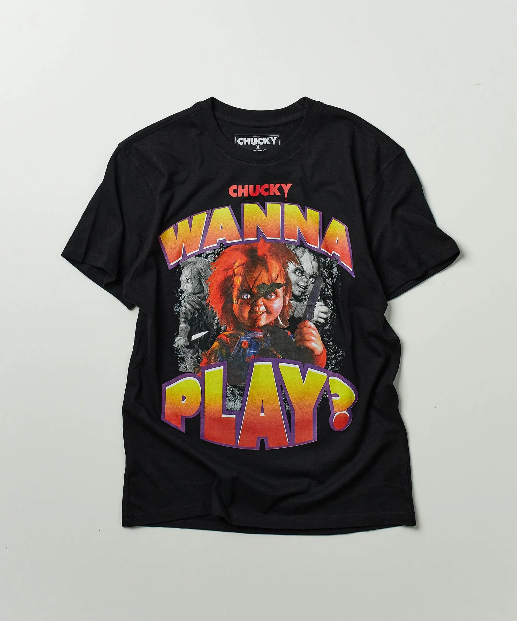 Chucky Wanna Play Short Sleeve Tee - Black