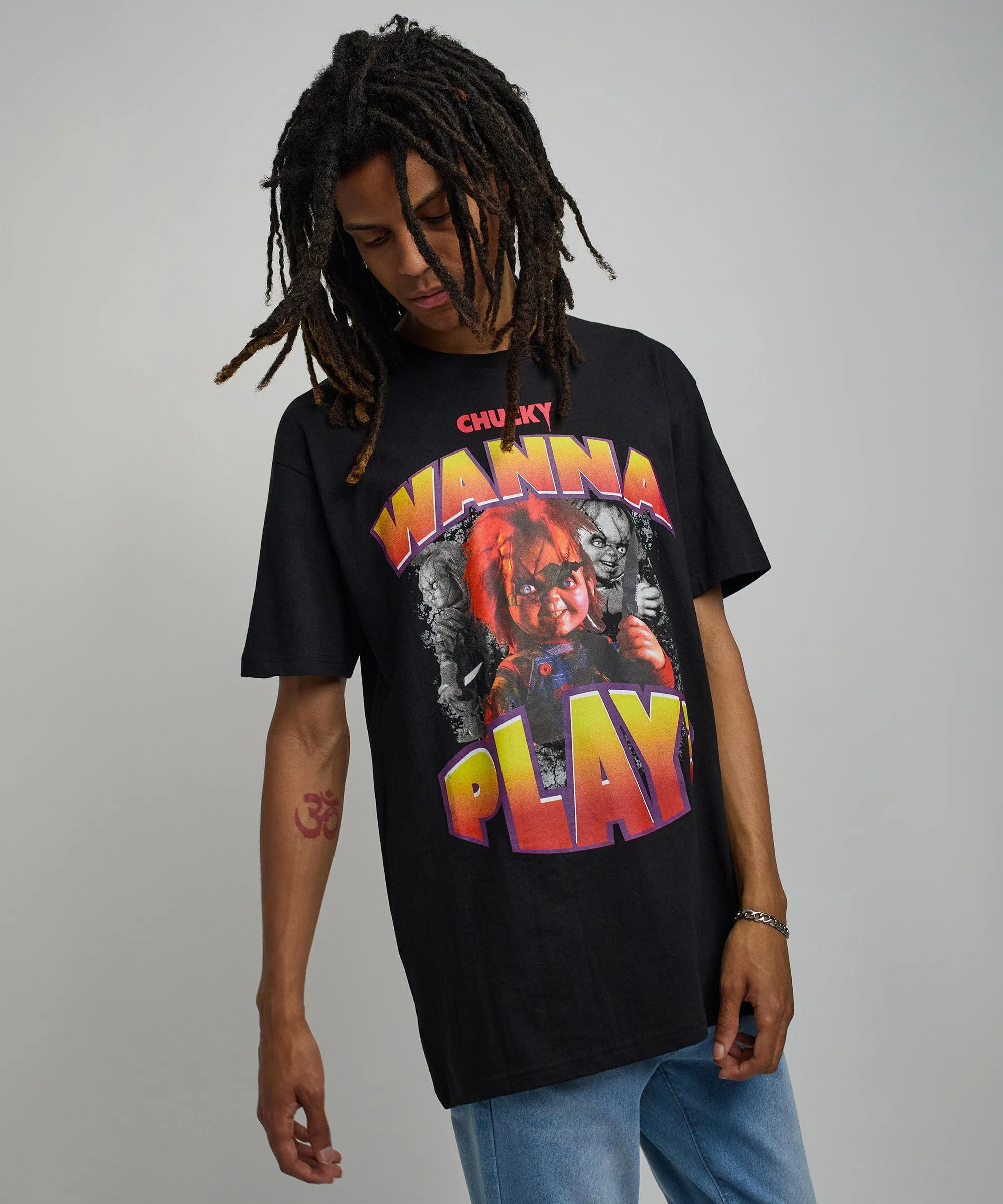 Chucky Wanna Play Short Sleeve Tee - Black