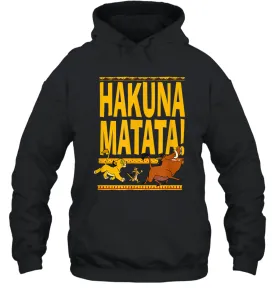 Disney Lion King Classic Hakuna Crew Unisex Hooded Sweatshirt