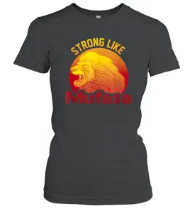 Disney Lion King Strong Like Mufasa Women Cotton T-Shirt