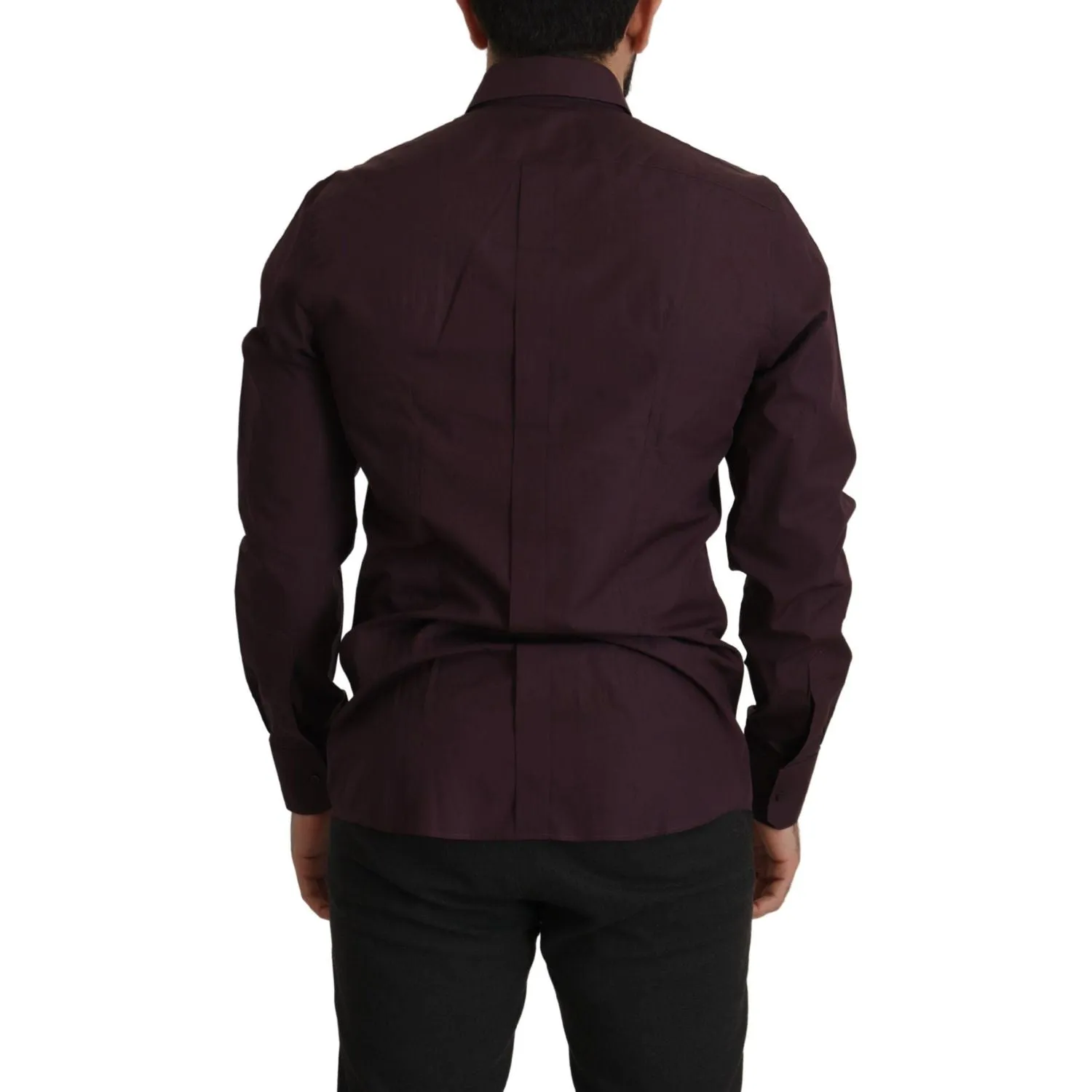 Dolce & Gabbana Regal Purple Slim Fit Dress Shirt