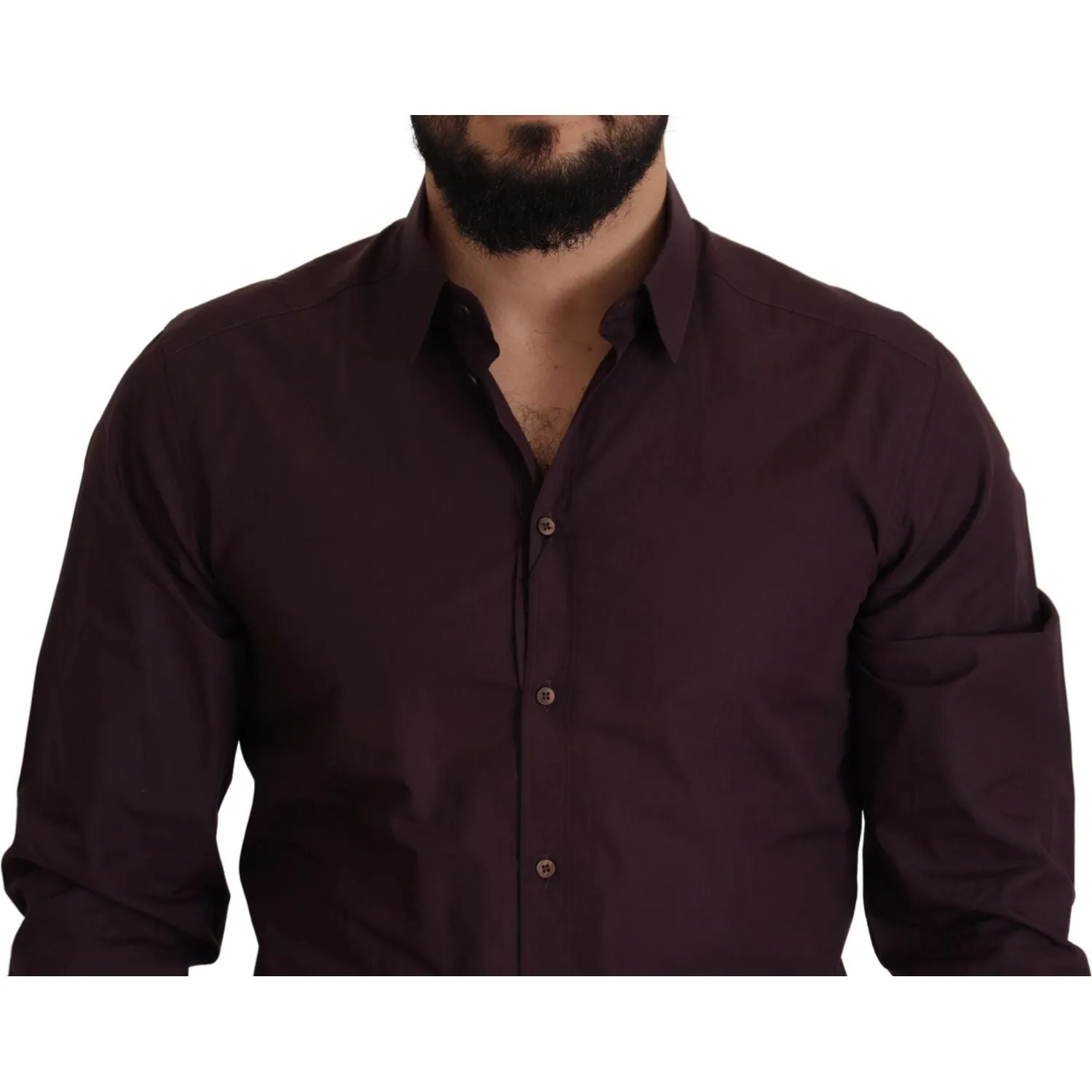 Dolce & Gabbana Regal Purple Slim Fit Dress Shirt