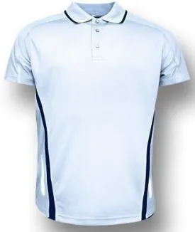 Elite Golf Polo - White/Navy