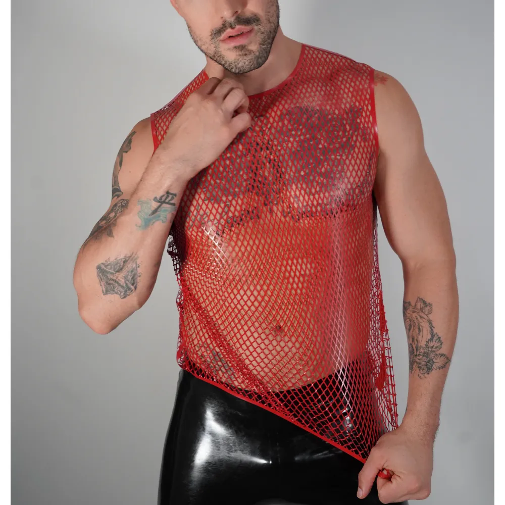 Fishnet Muscle T READY TO SHIP