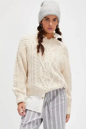 FRANKIE CABLE SWEATER