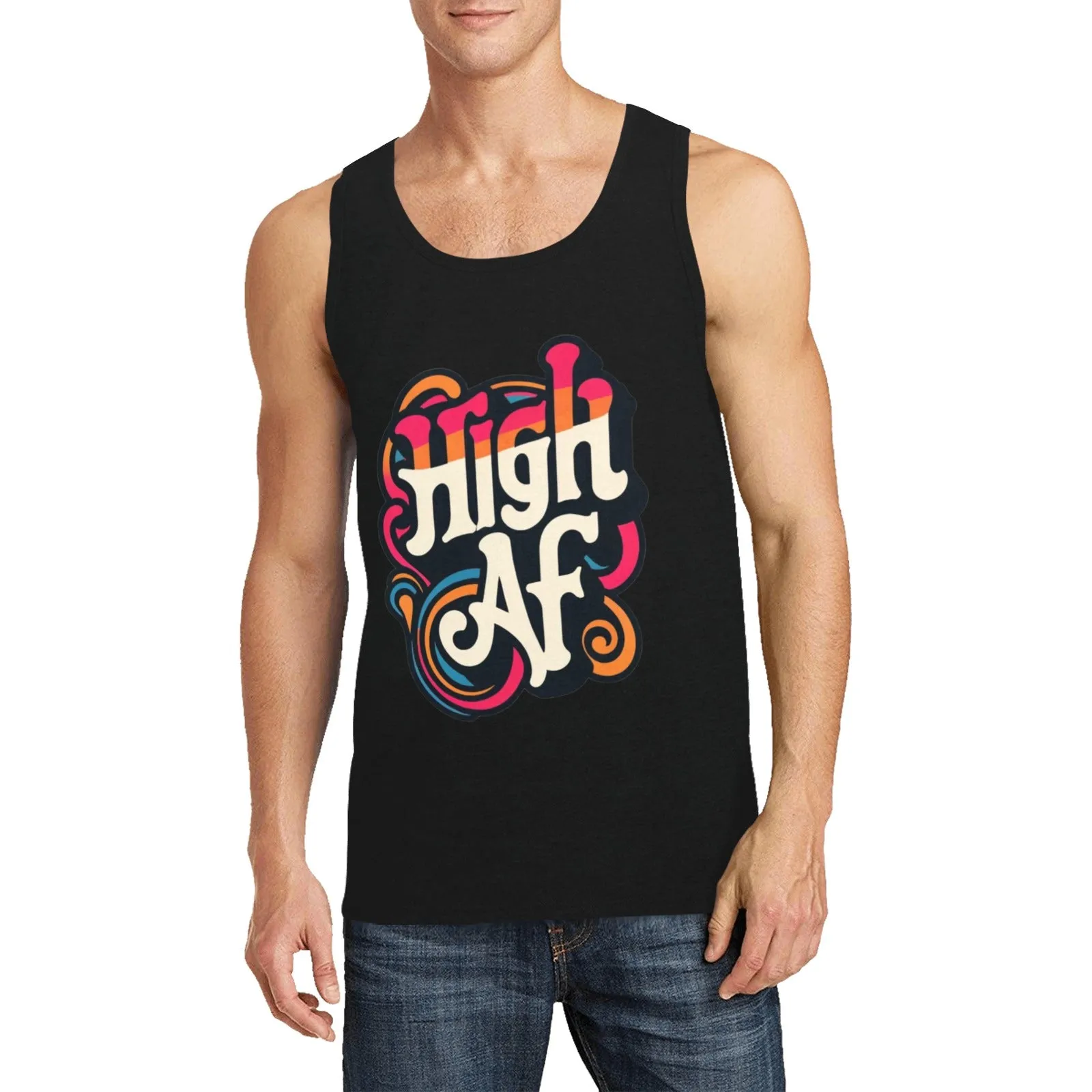 Mens High AF Dope Tank