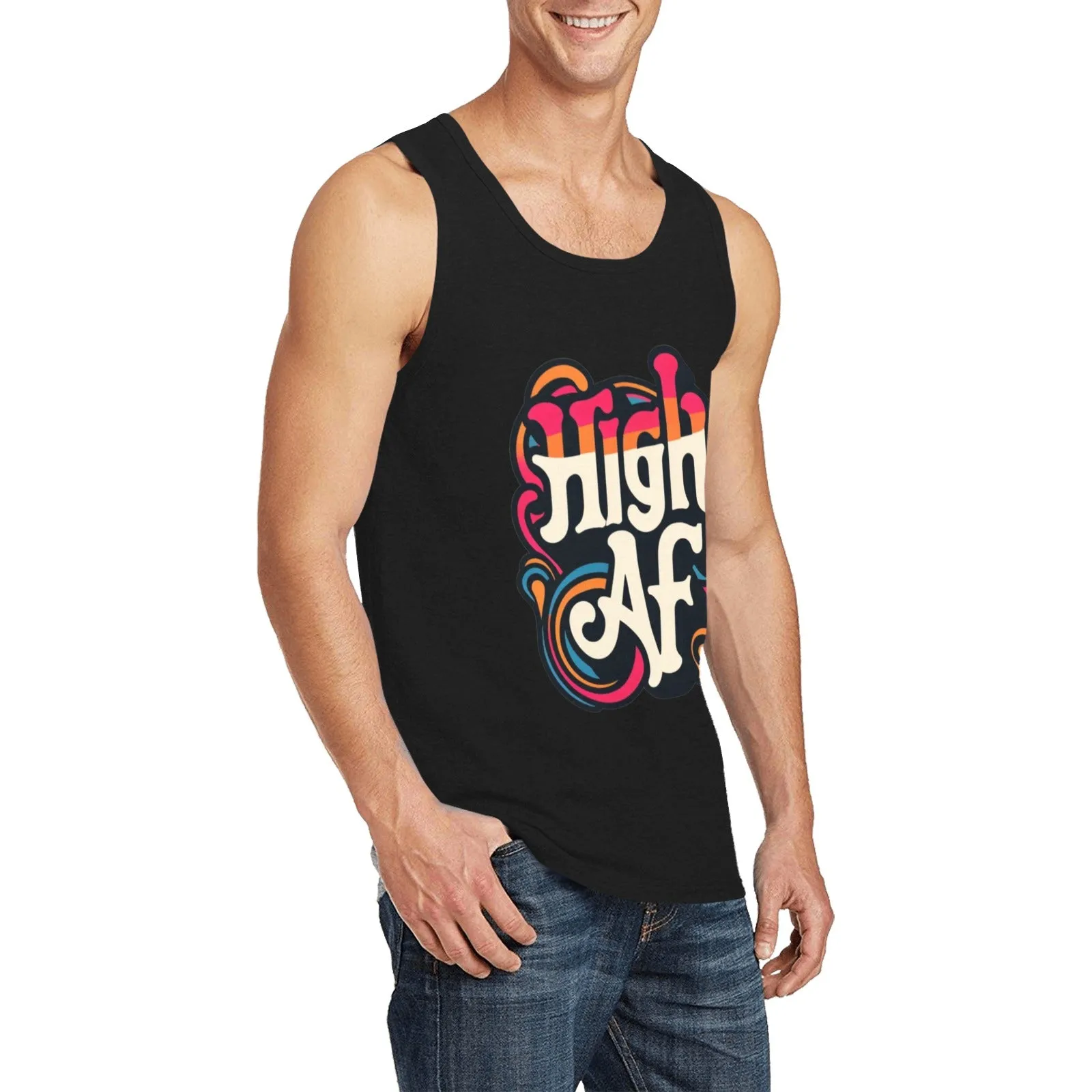 Mens High AF Dope Tank