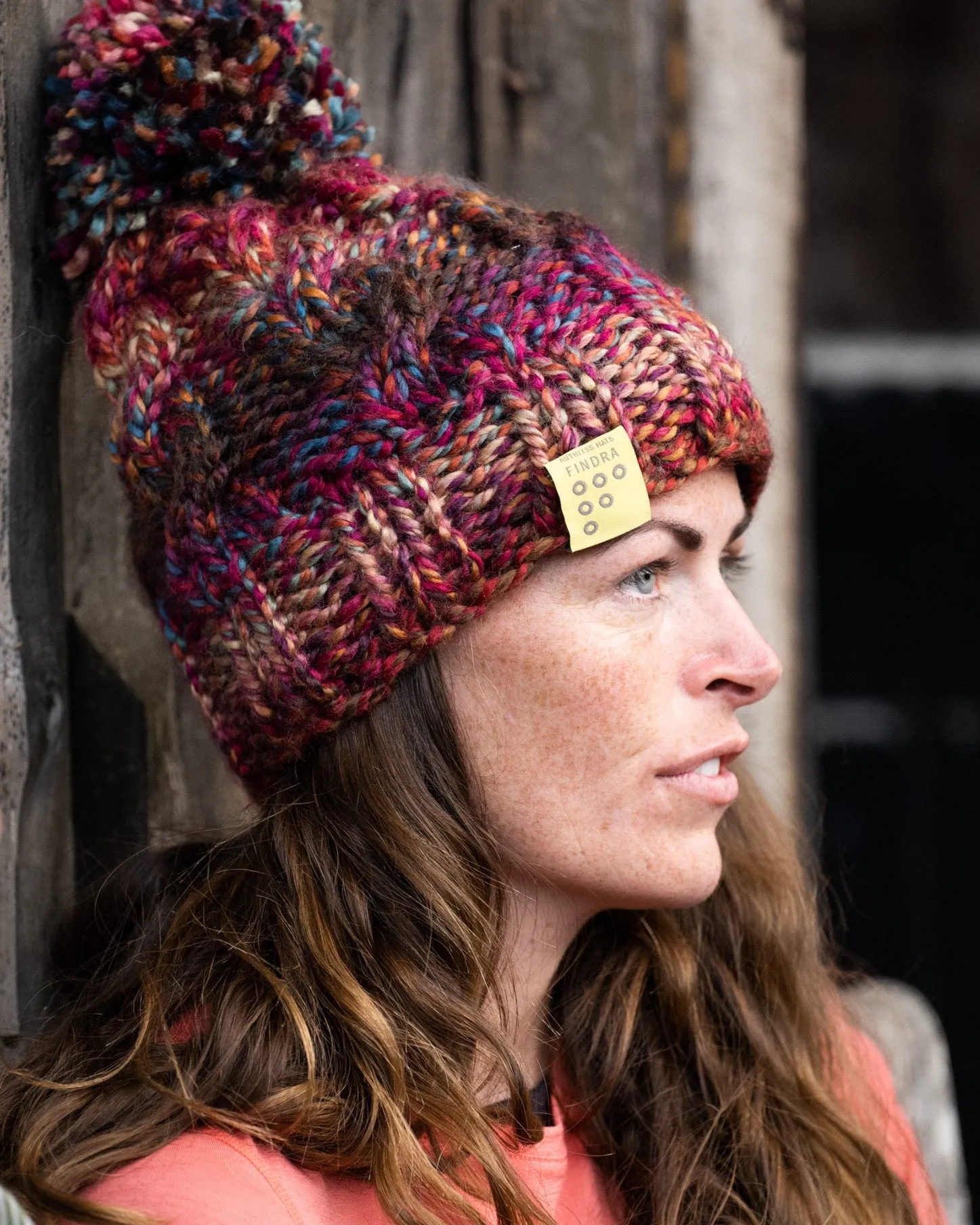 Merino Blend Cable Bobble Hat