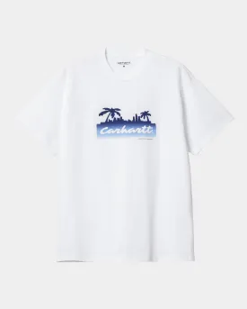 Palm Script T-Shirt | White