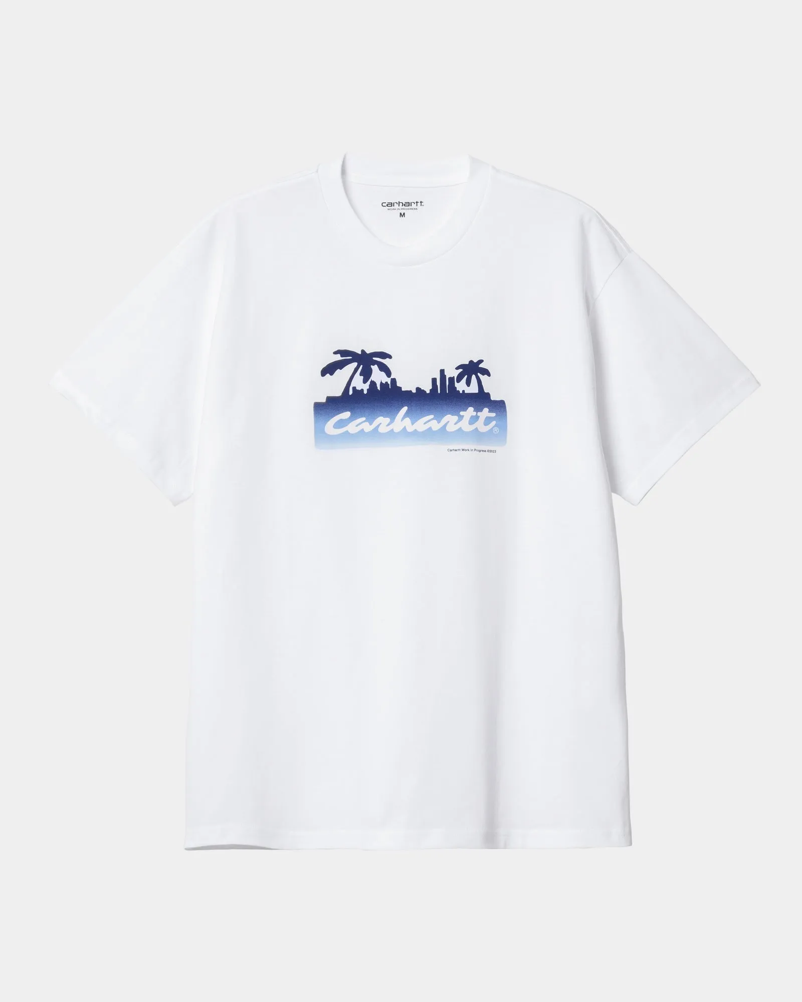 Palm Script T-Shirt | White