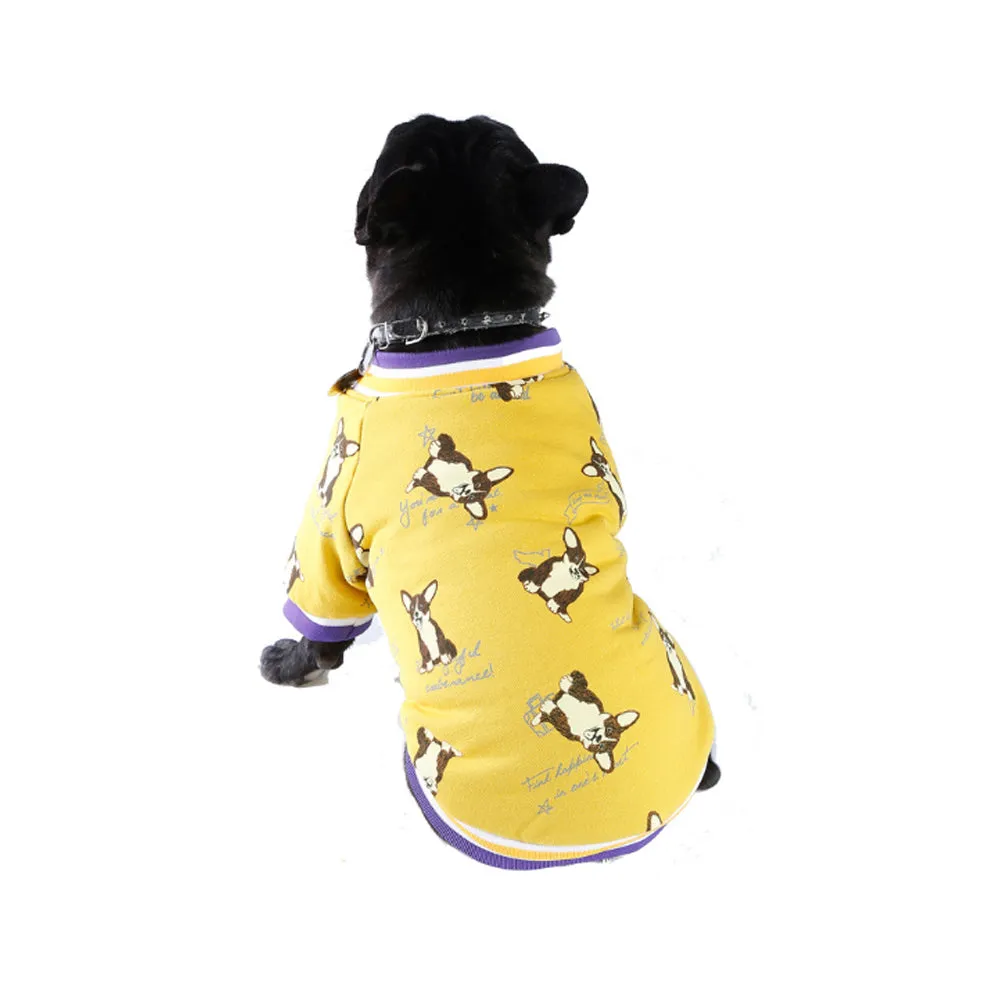 Pet Puppy & Dog Bomber Jacket with Fleece Lining