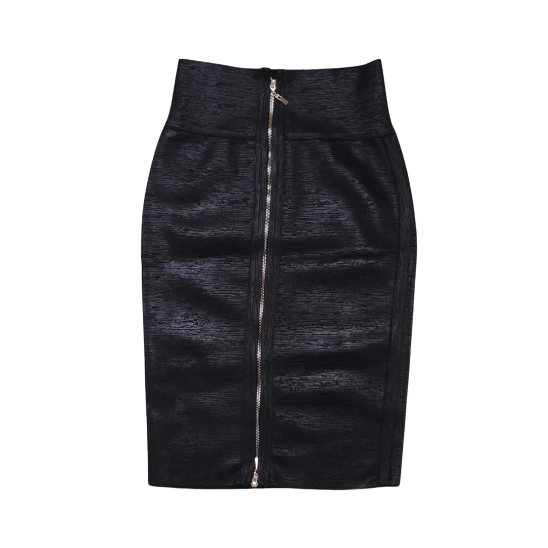 Pre Order:  Hot Stamping Bandage Hip Wrapping Skirt