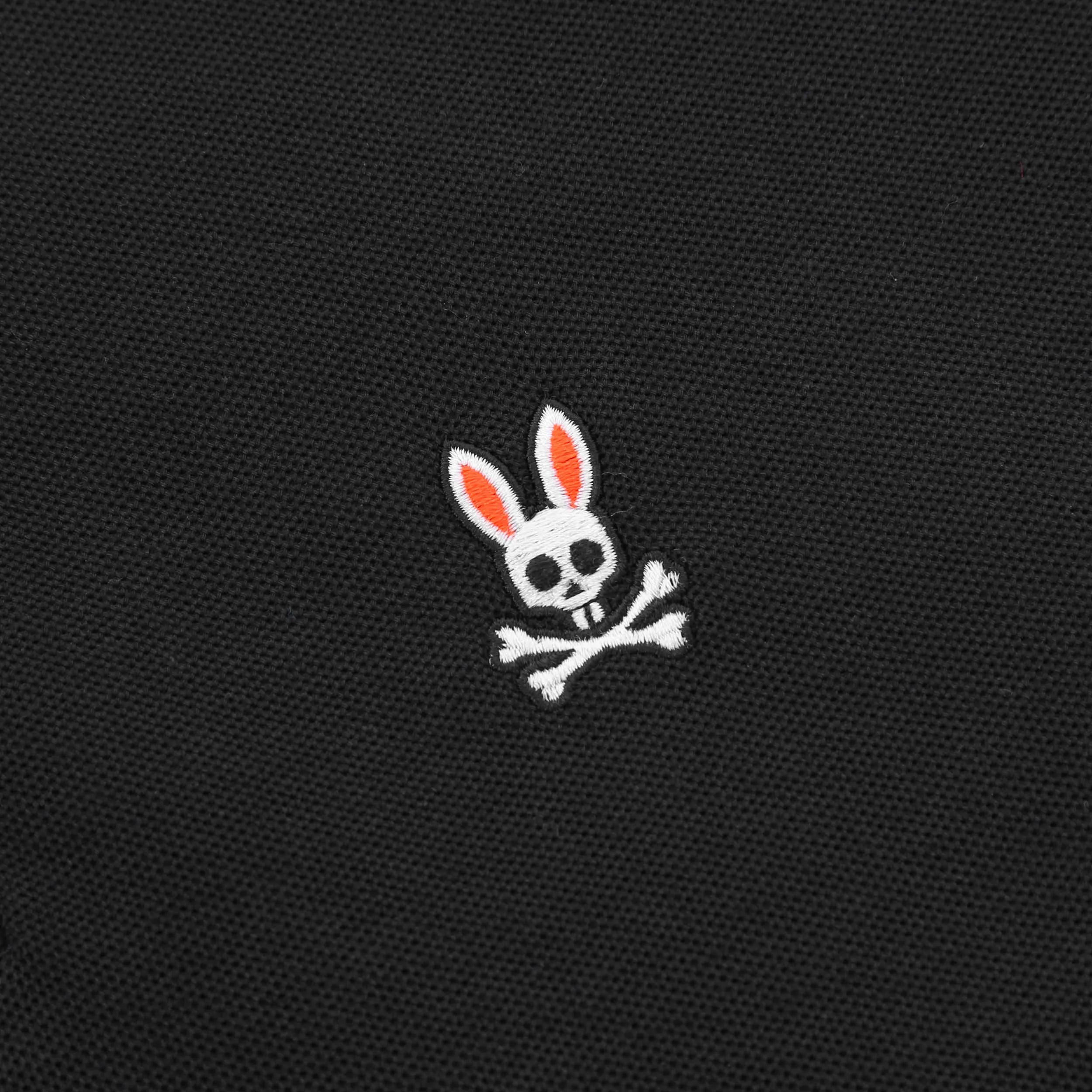 Psycho Bunny Norris Pique Polo Shirt in Black