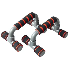 Push Up Bar handle Push-up Stand Grip For Home Fitness Exercise Workout - red