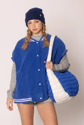 QBS420003 College Colors Large Quilted Puffer Bag