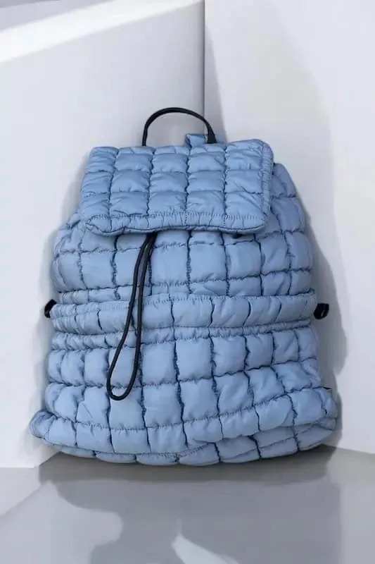 Quilted Puffer Backpack