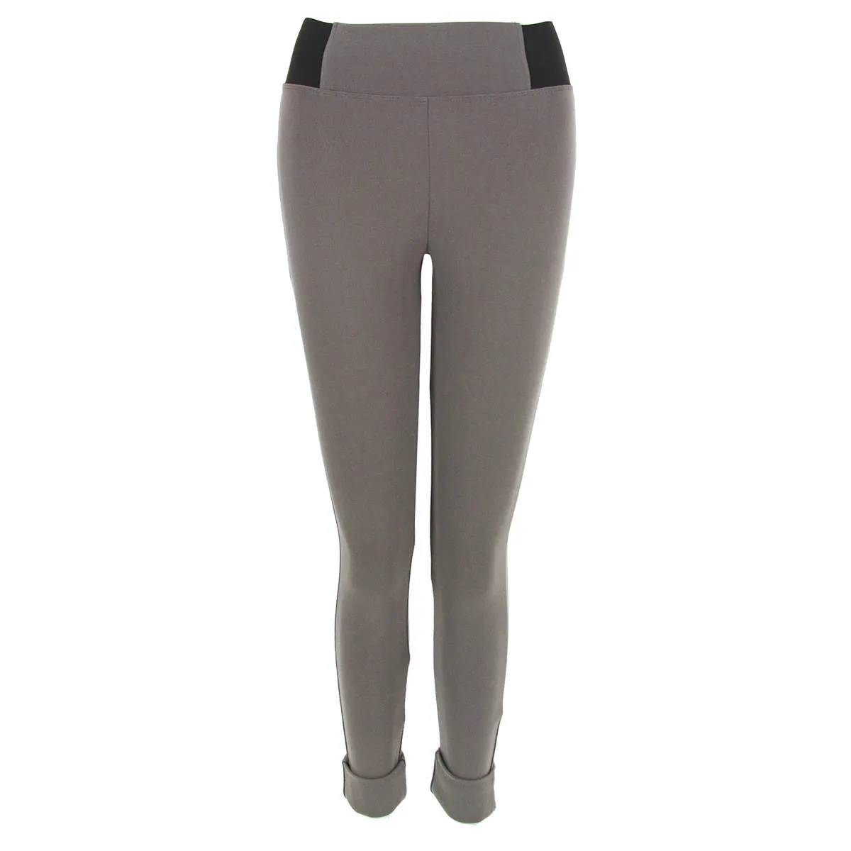 Rolled Cuff Legging - Grey