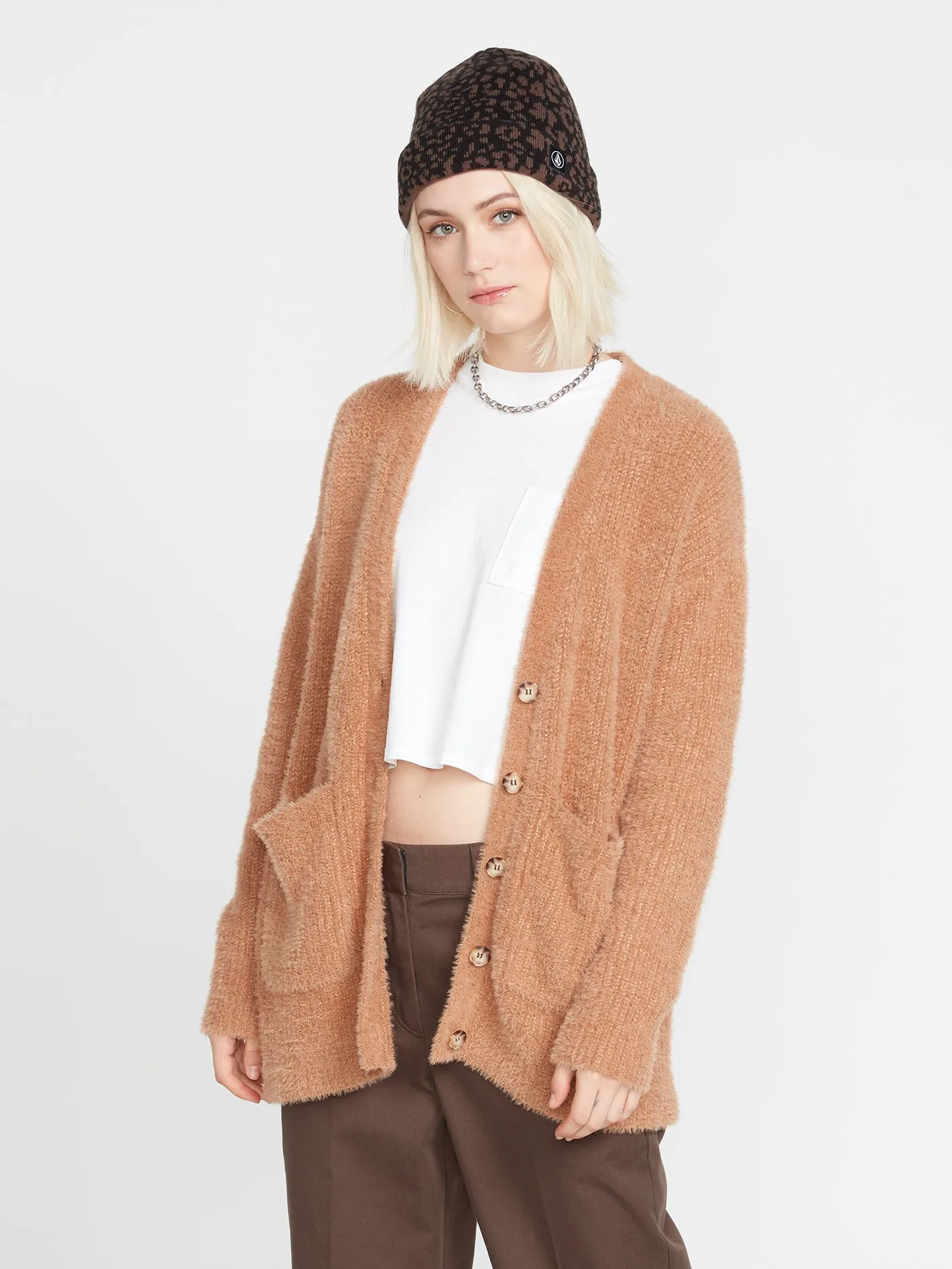 Stones Up Cardigan - Vintage Brown