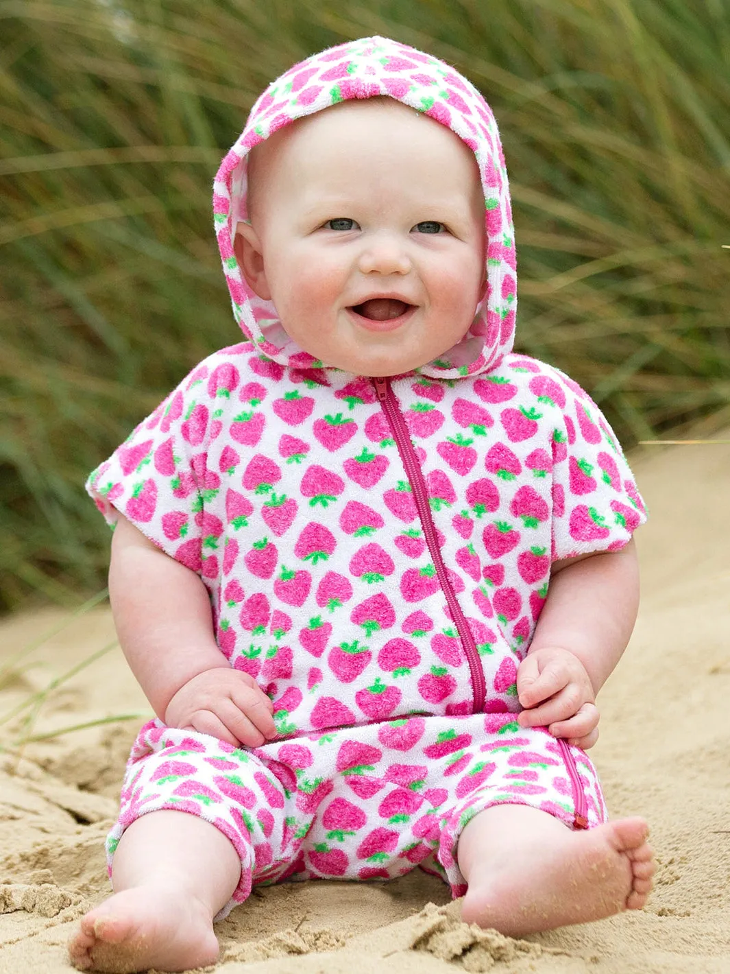 Strawberry dream beach romper