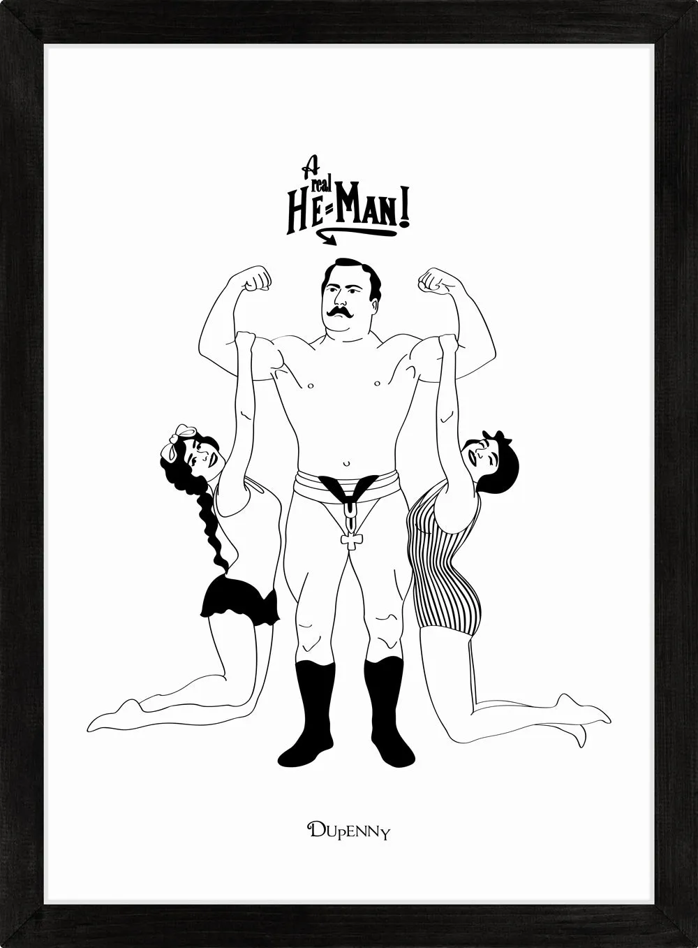 Strongman (B&W) - Art Prints