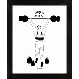 Strongman (B&W) - Art Prints