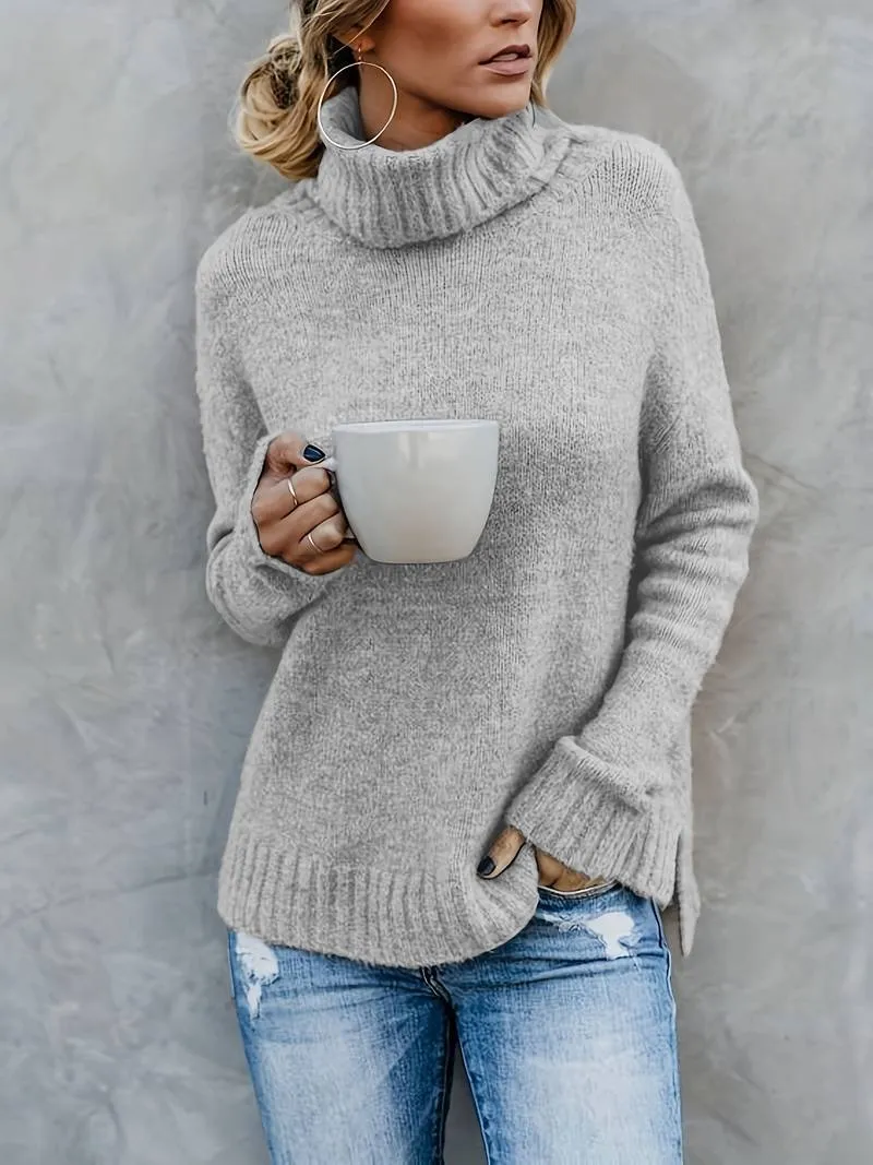 Thea - Cozy Turtle Neck Sweater