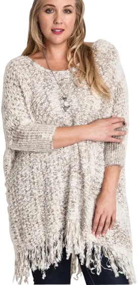 Umgee Plus Chunky Knit Sweater